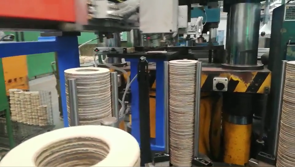 六工位磁气分离供料机 轴承垫片液压自动生产线